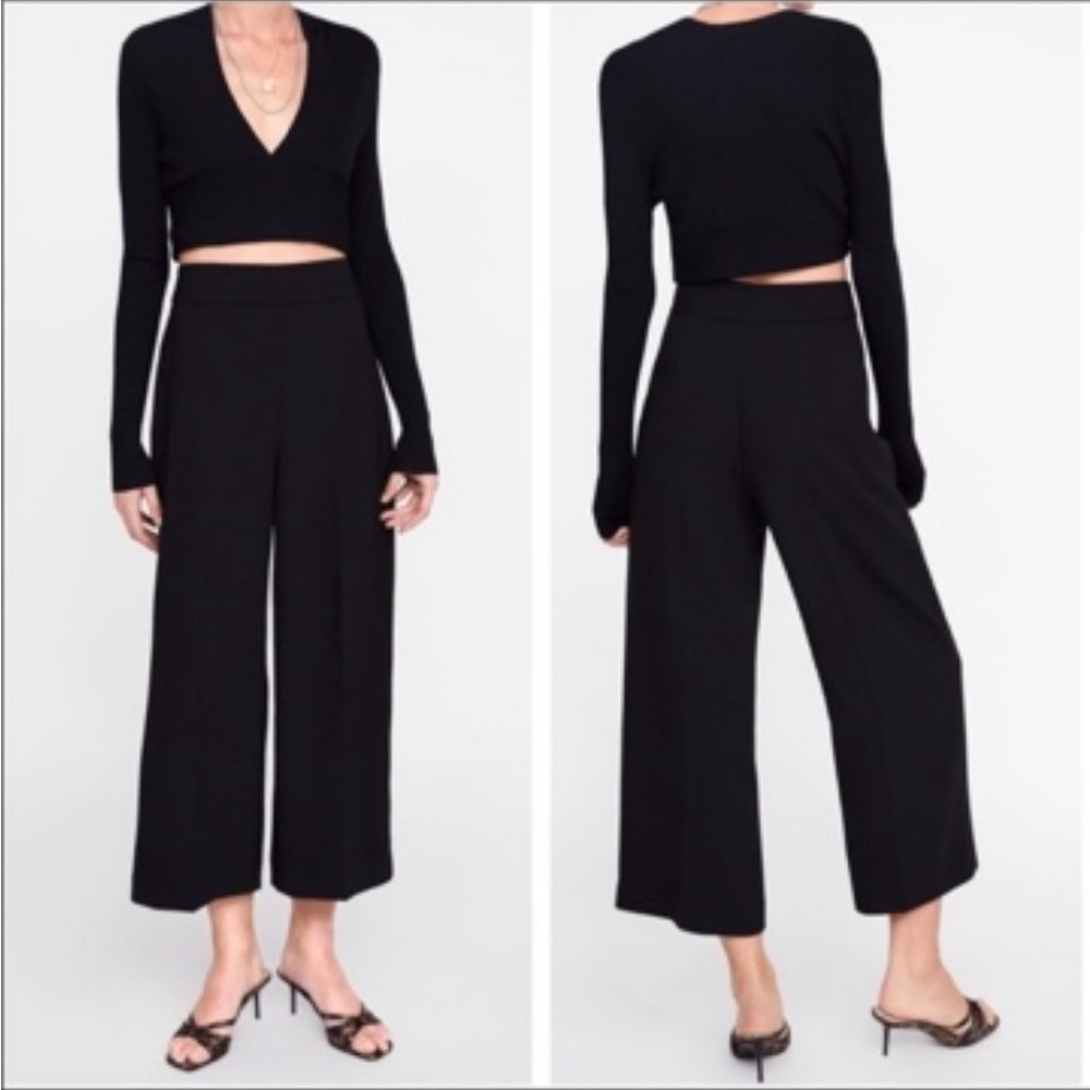 Zara Woman wide leg culottes